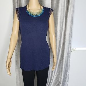 Navy blue MK blouse!!